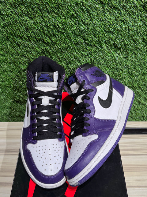 Jordan 1 Retro High Court Purple White