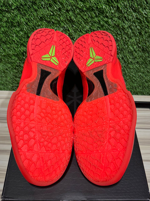 Nike Kobe 6 Protro Reverse Grinch Sz 7.5