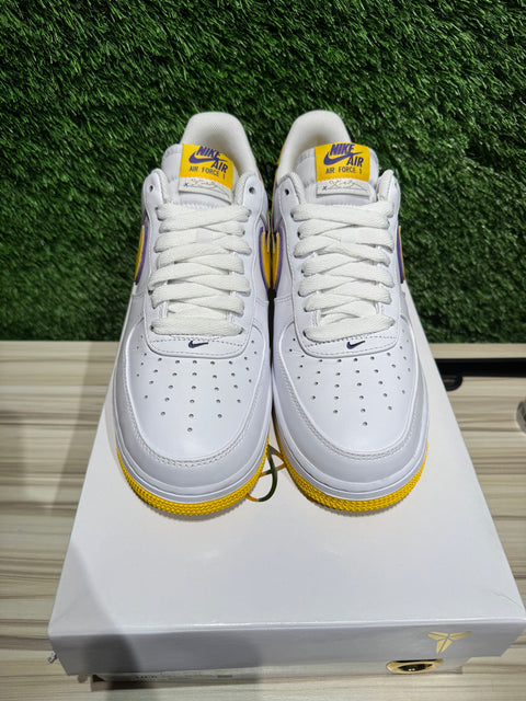 Nike Air Force 1 Low Retro QS Kobe Bryant Lakers Home Sz 9