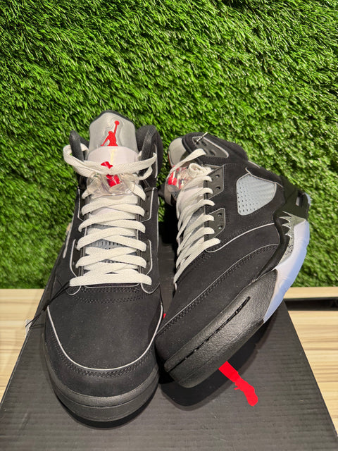Jordan 5 Retro OG Black Metallic Reimagined Sz 10