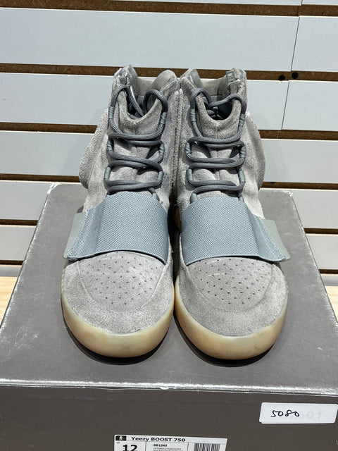 adidas Yeezy Boost 750 Light Grey Glow In the Dark Sz 12