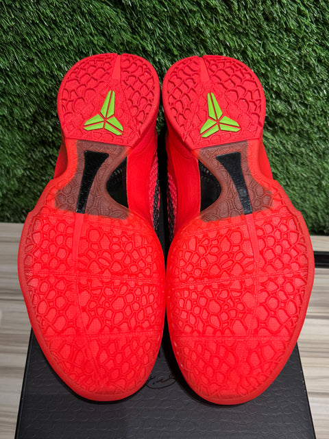 Nike Kobe 6 Protro Reverse Grinch Sz 10