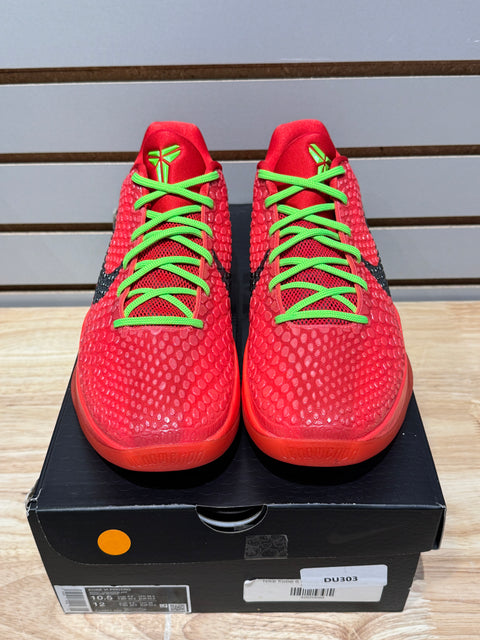 Nike Kobe 6 Protro Reverse Grinch Sz 10.5M