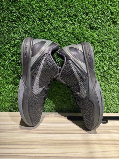 Nike Zoom Kobe 6 Blackout Sz 11.5
