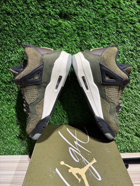 Jordan 4 Retro SE Craft Medium Olive (GS) Sz 5.5Y