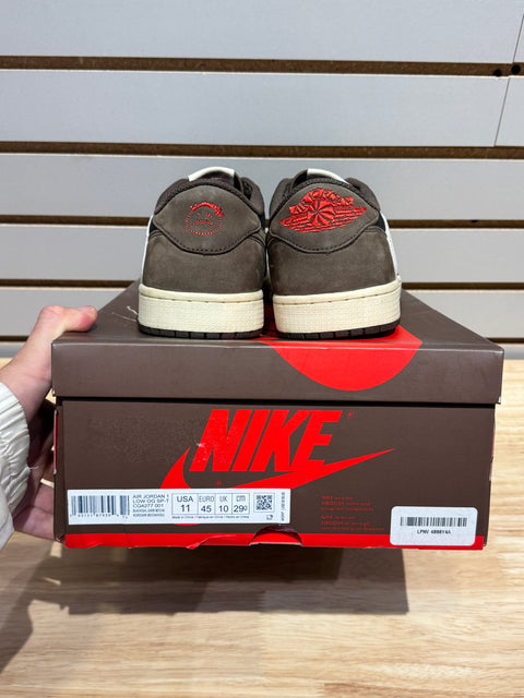 Jordan 1 Retro Low OG SP Travis Scott Mocha Sz 11