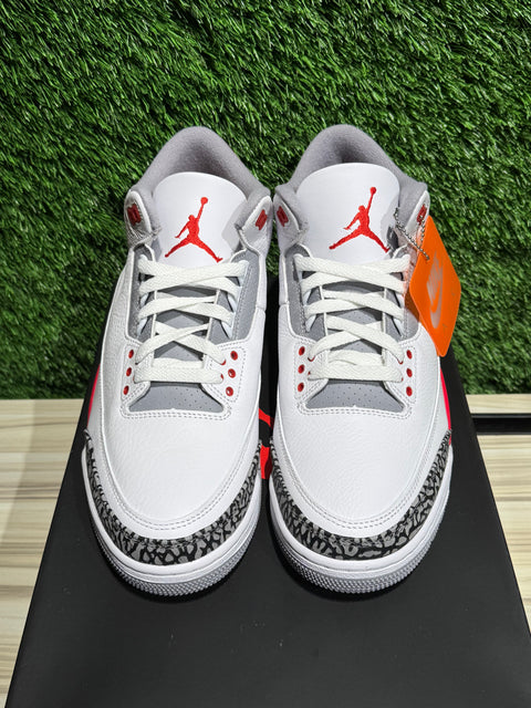 Jordan 3 Retro Fire Red (2022) Sz 10.5