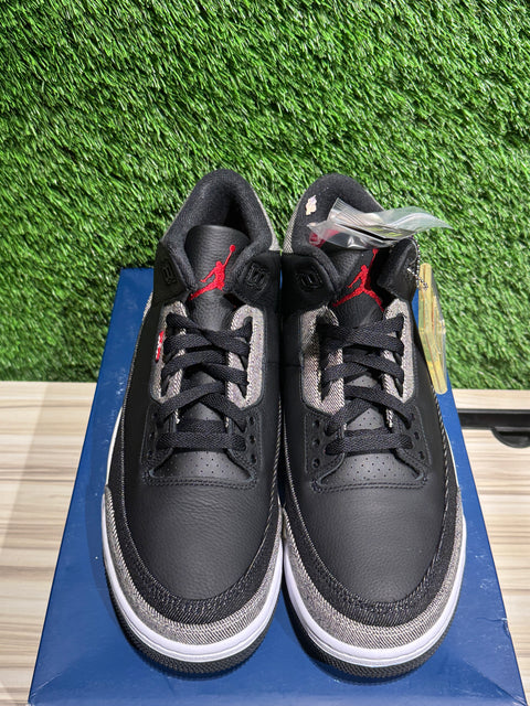 Jordan 3 Retro Levi’s Black Sz 11.5