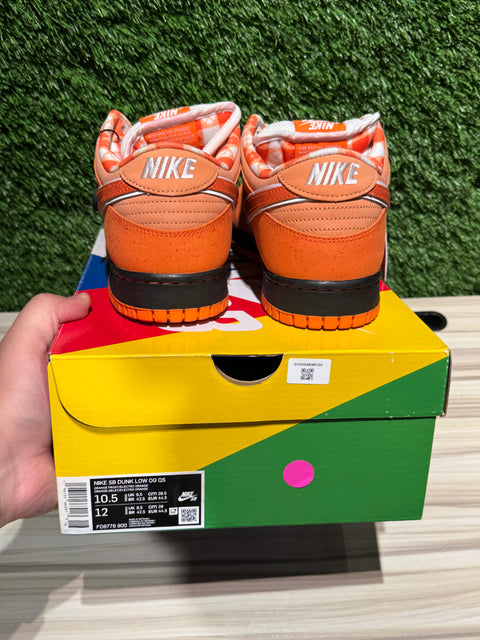 Nike SB Dunk Low Concepts Orange Lobster Sz 10.5