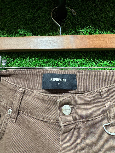 Brown Represent Jeans 33W x 31L