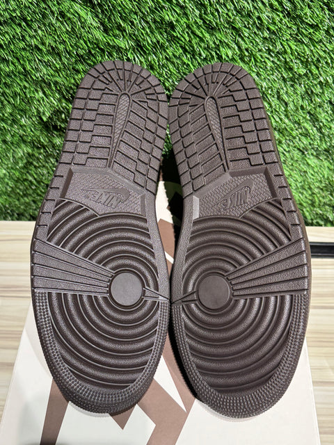 Jordan 1 Retro Low OG SP Travis Scott Velvet Brown Sz 9.5