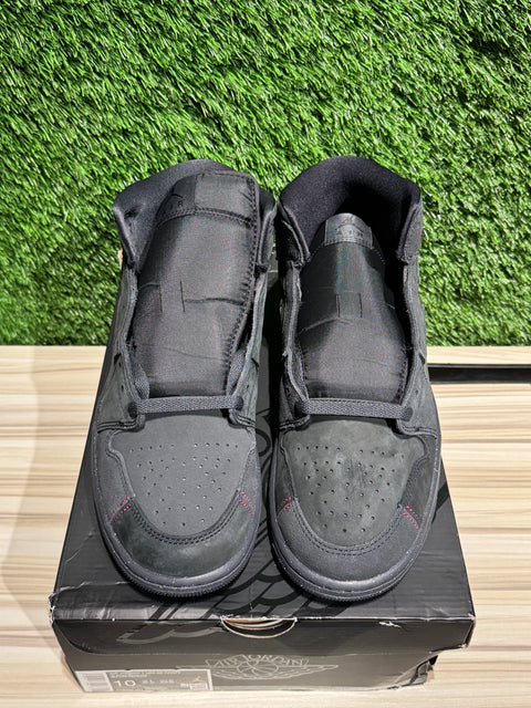 Jordan 1 Mid SE Craft Dark Smoke Red Sz 10M