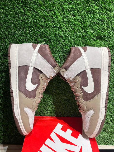 Nike Dunk High Light Chocolate Sz 12M