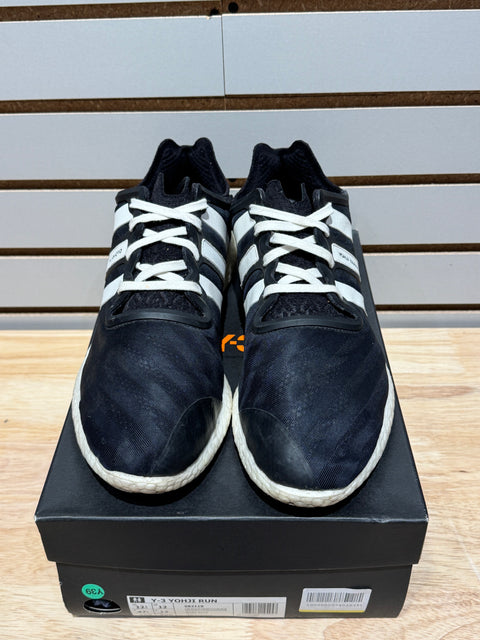 Y3 Run Boost Black White Sz 12.5
