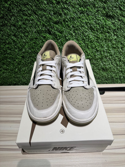 Jordan 1 Retro Low Golf Travis Scott Neutral Olive Sz 11.5M