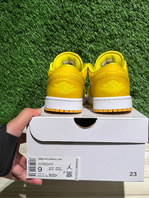 Jordan 1 Low Yellow Strike (Women's) Sz 9W/7.5M