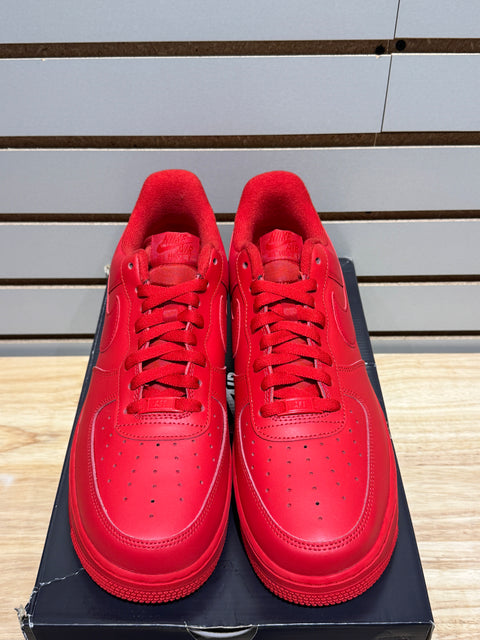 Nike Air Force 1 Low Triple Red Sz 12