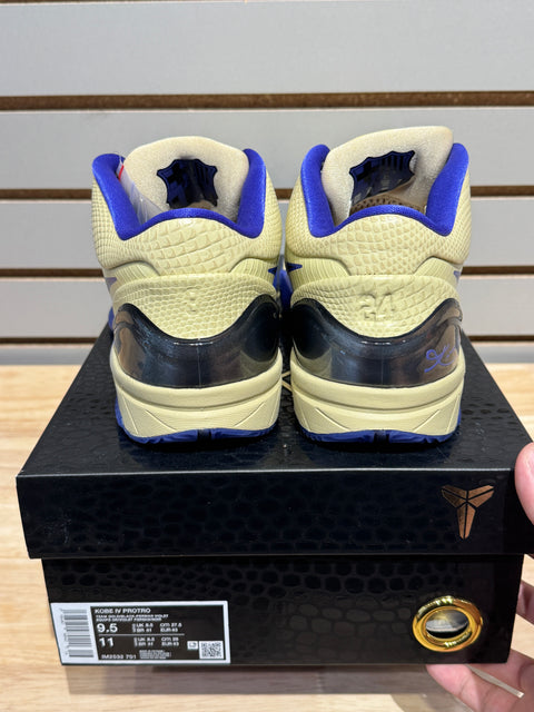 Nike Kobe 4 Protro FC Barcelona Team Gold Sz 9.5