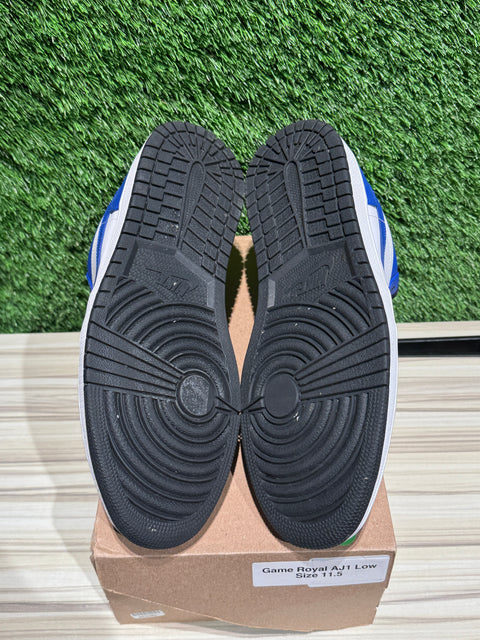 Jordan 1 Low Game Royal Sz 11.5M
