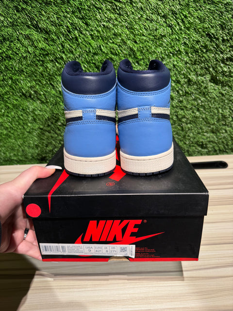 Jordan 1 Retro High Obsidian Sz 9M