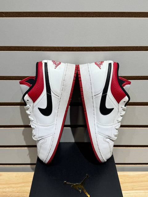Jordan 1 Low White Gym Red (GS) Sz 7Y