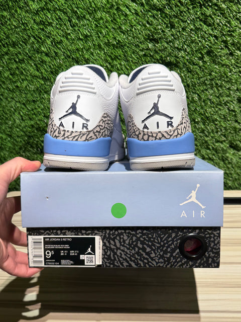 Jordan 3 Retro UNC (2020) Sz 9.5M
