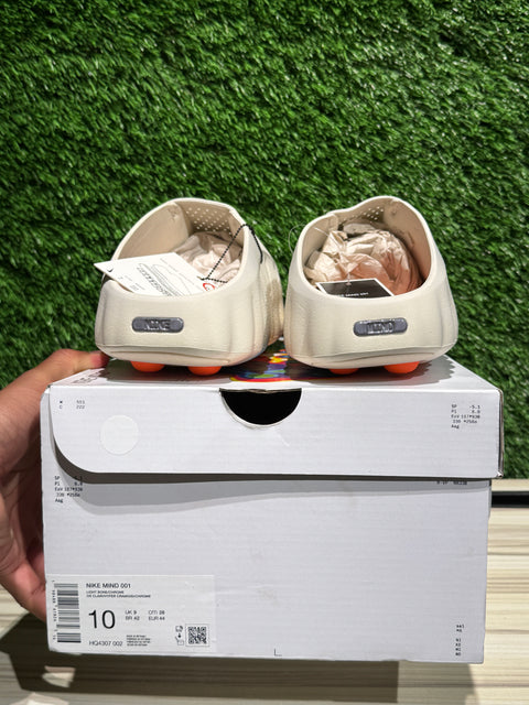 Nike Mind 001 Slide Light Bone Sz 10