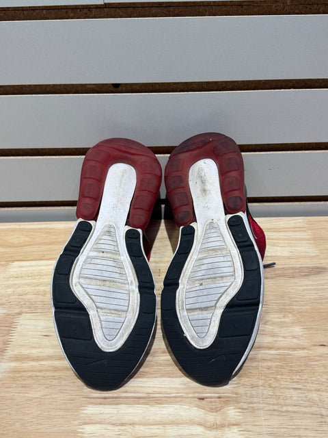Nike Air Max 270 Gym Red Black White (GS) Sz 5.5Y