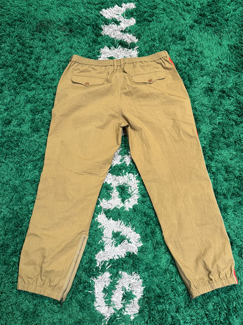 Gucci Striped Embroidered Accent Lounge Pants Sz 54