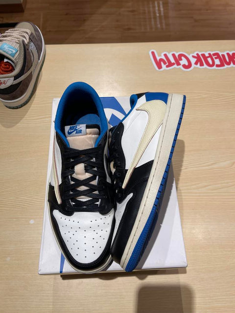 Jordan 1 Retro Low OG SP Fragment x Travis Scott Sz 10.5M