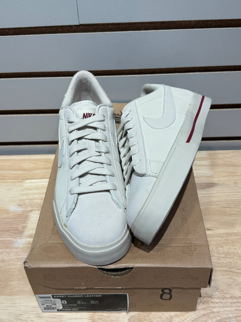 Nike Sweet Classic Leather Birch Team Red Sz 8