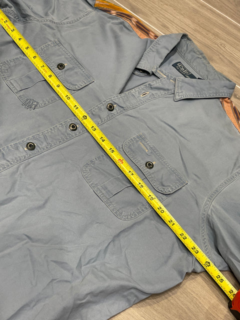 Vintage 1990s Polo Ralph Lauren Aztec Shoulder Button Up