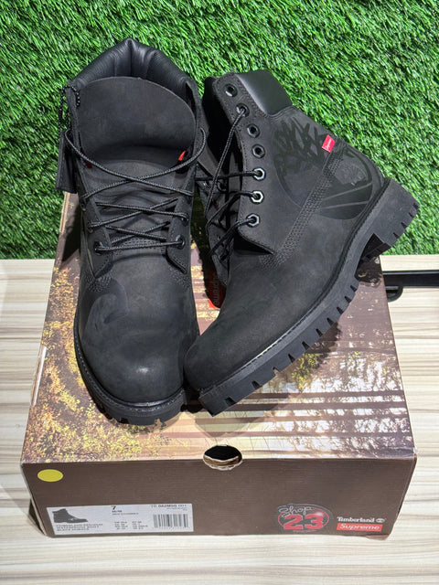 Timberland 6" Boot Supreme Black Sz 7M