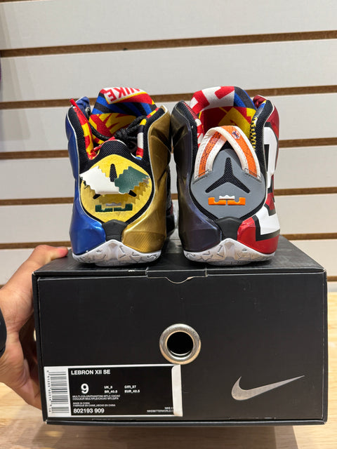 Nike LeBron 12 What the LeBron Sz 9