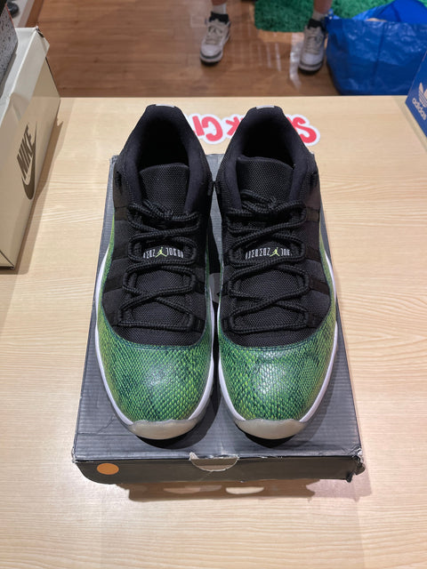 Jordan 11 Retro Low Green Snakeskin