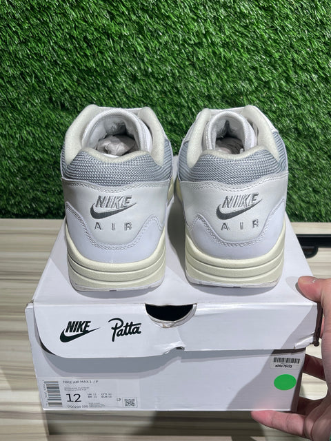 Nike Air Max 1 Patta Waves White Sz 12