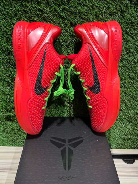 Nike Kobe 6 Protro Reverse Grinch Sz 12