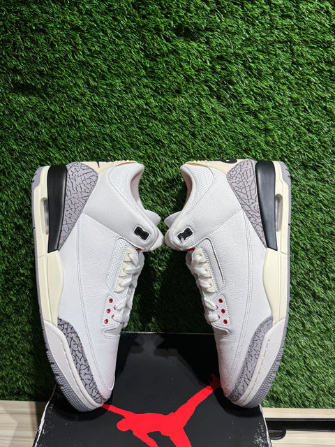 Jordan 3 Retro White Cement Reimagined Sz 13M