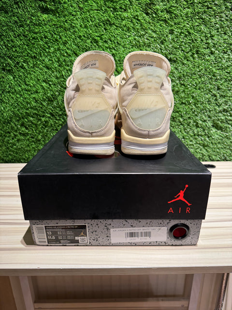 Jordan 4 Retro Off-White Sail (Women's) Sz 13W/11.5M,,..