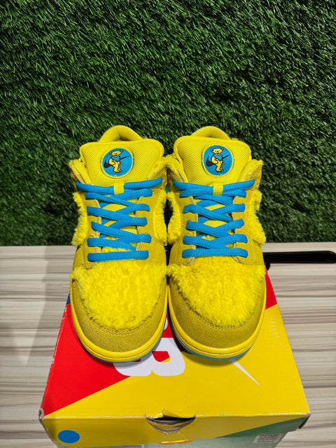 Nike SB Dunk Low Grateful Dead Bears Opti Yellow Sz 10.5M