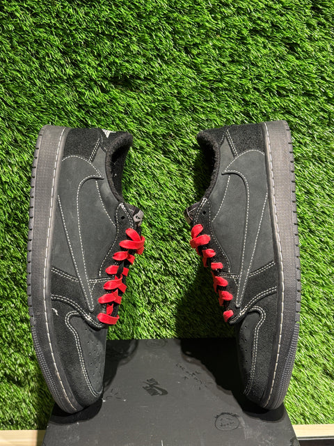 Jordan 1 Retro Low OG SP Travis Scott Black Phantom Sz 11