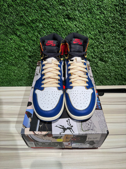 Jordan 1 Retro High Union Los Angeles Storm Blue Sz 10M