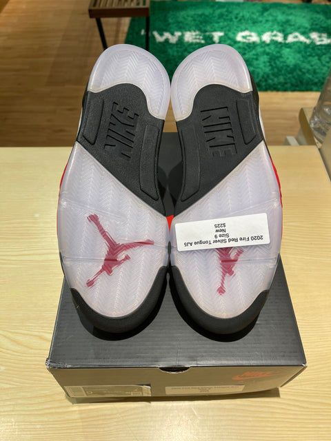 Jordan 5 Retro Fire Red Silver Tongue (2020)