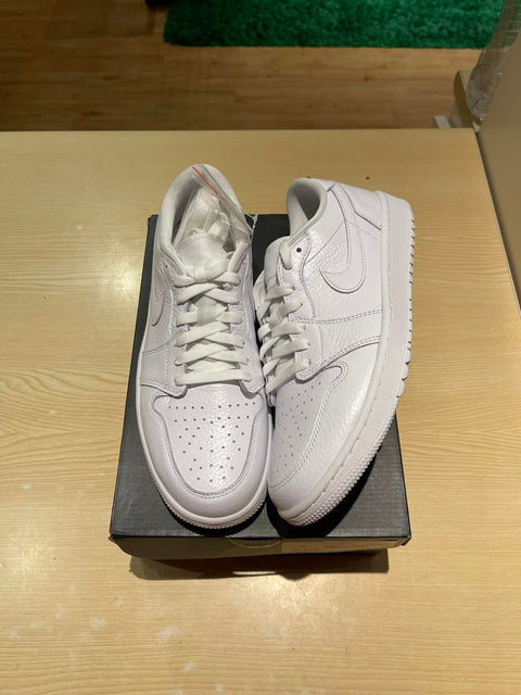 Jordan 1 Retro Low Golf Triple White Sz 9.5