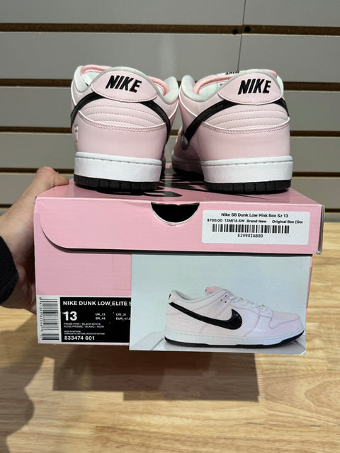 Nike SB Dunk Low Pink Box Sz 13