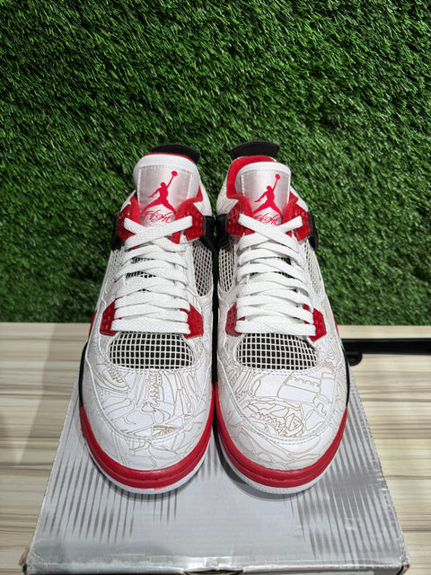 Jordan 4 Retro White Laser Sz 8.5