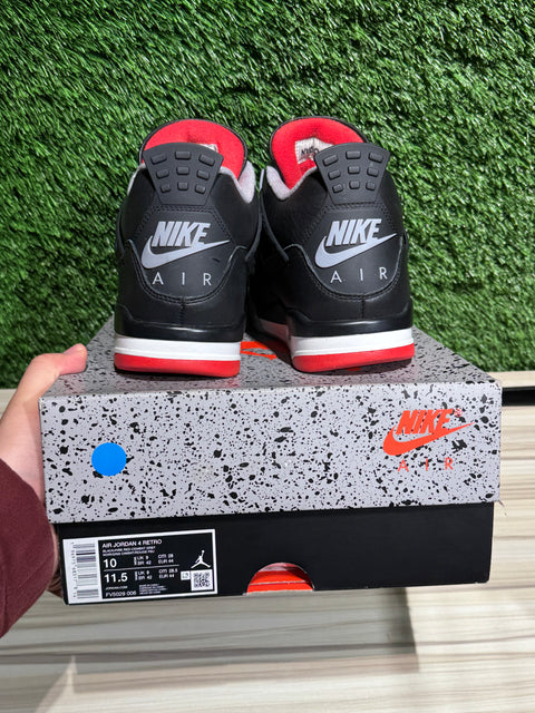 Jordan 4 Retro Bred Reimagined Sz 10M
