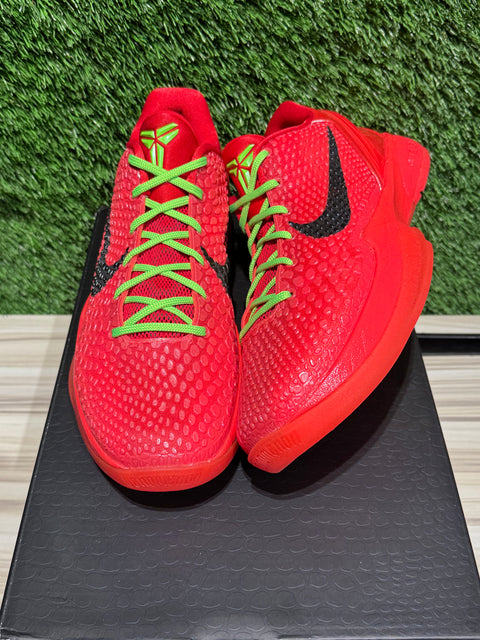Nike Kobe 6 Protro Reverse Grinch Sz 7.5