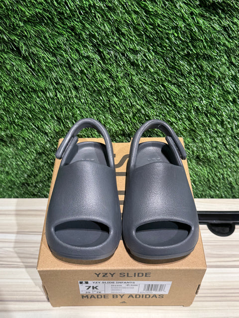 adidas Yeezy Slide Slate Grey (Infants) Sz 7K