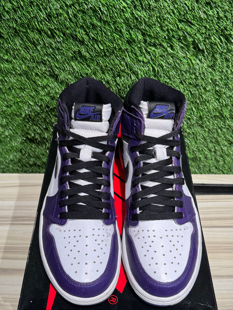 Jordan 1 Retro High Court Purple White